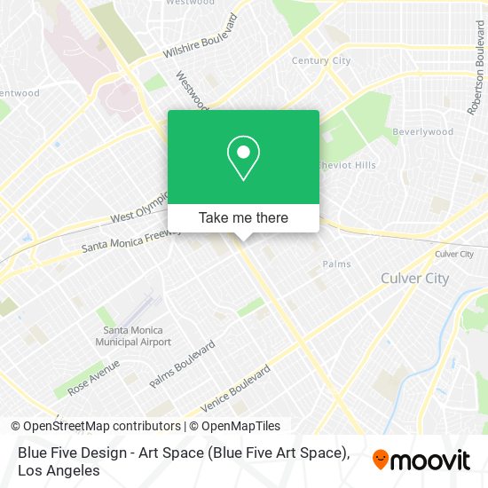 Blue Five Design - Art Space map