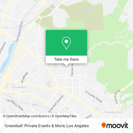 Mapa de Greenleaf: Private Events & More