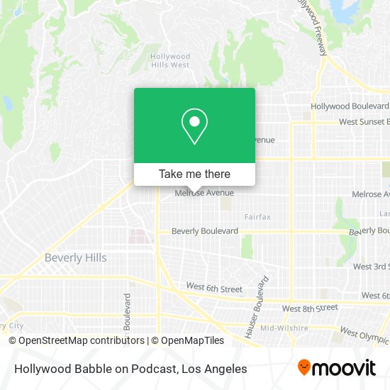 Hollywood Babble on Podcast map