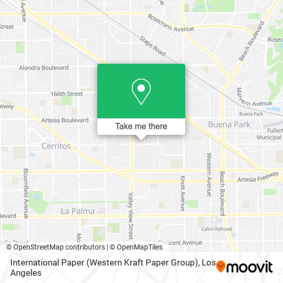 International Paper (Western Kraft Paper Group) map