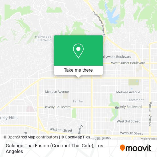 Mapa de Galanga Thai Fusion (Coconut Thai Cafe)