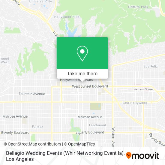 Bellagio Wedding Events (Whir Networking Event la) map