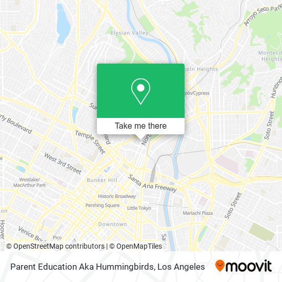 Parent Education Aka Hummingbirds map