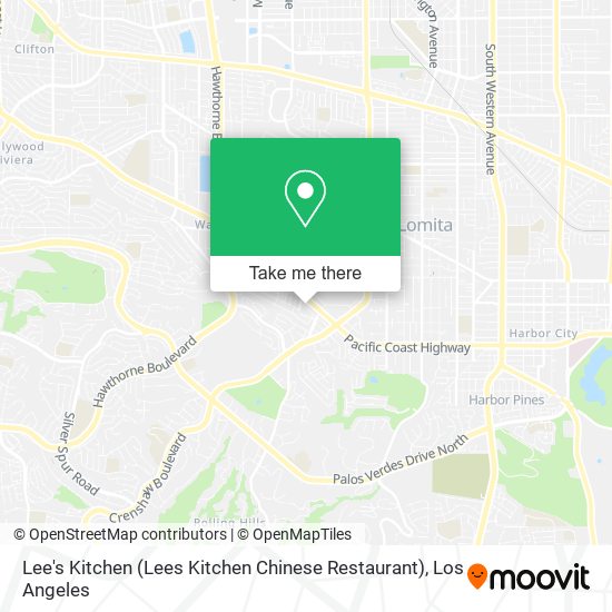 Lee's Kitchen (Lees Kitchen Chinese Restaurant) map