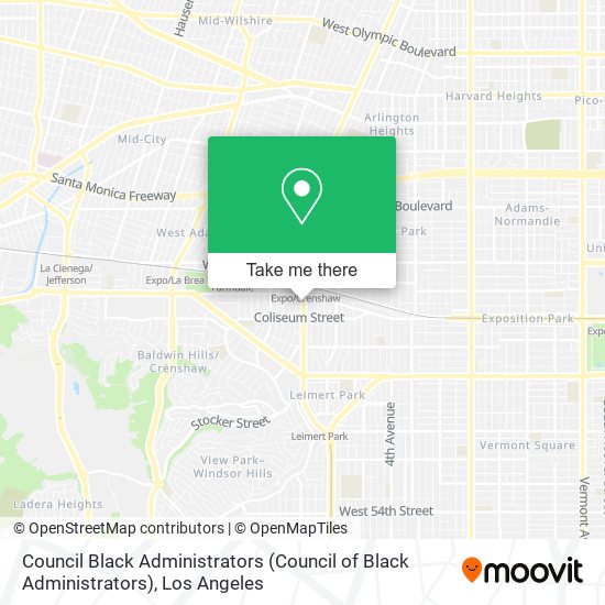 Council Black Administrators map