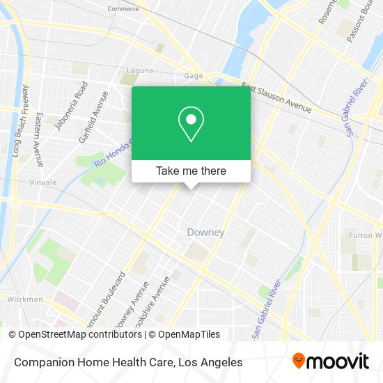 Companion Home Health Care map