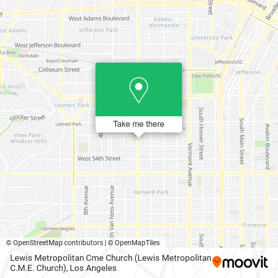 Lewis Metropolitan Cme Church map