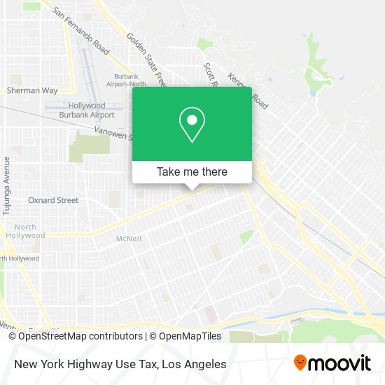 Mapa de New York Highway Use Tax