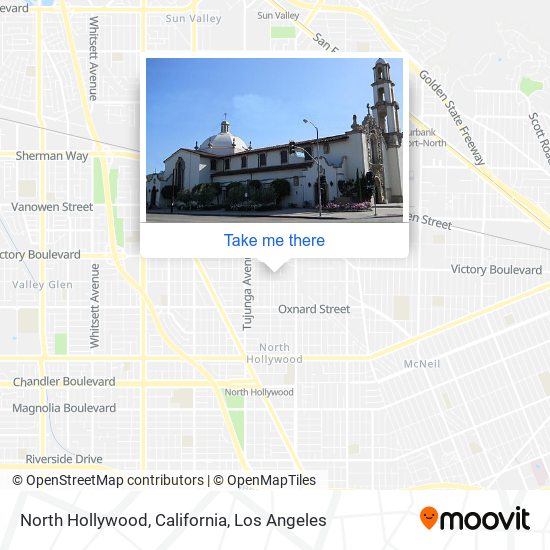 Mapa de North Hollywood, California