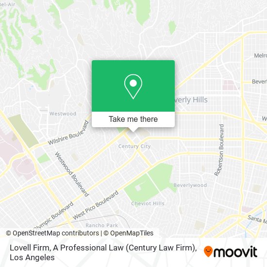 Mapa de Lovell Firm, A Professional Law (Century Law Firm)