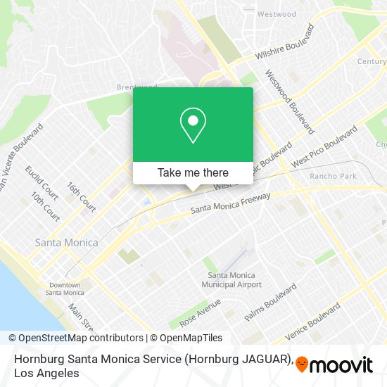 Mapa de Hornburg Santa Monica Service (Hornburg JAGUAR)