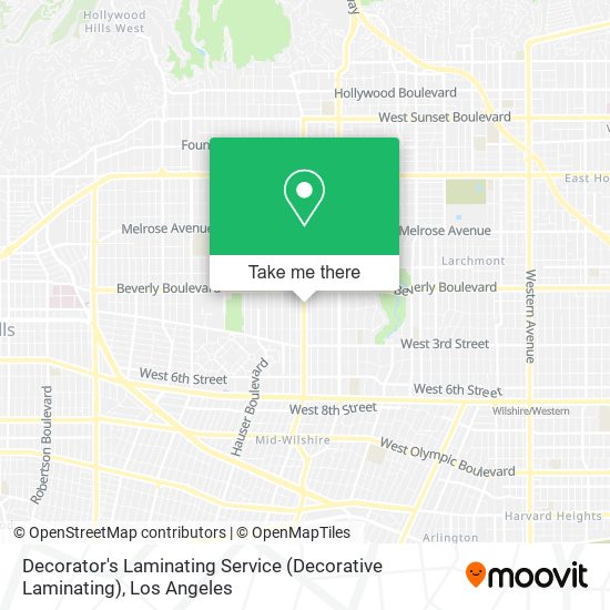 Decorator's Laminating Service (Decorative Laminating) map