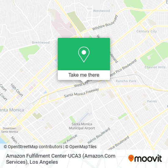 Amazon Fulfillment Center-UCA3 (Amazon.Com Services) map
