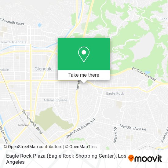 Mapa de Eagle Rock Plaza (Eagle Rock Shopping Center)