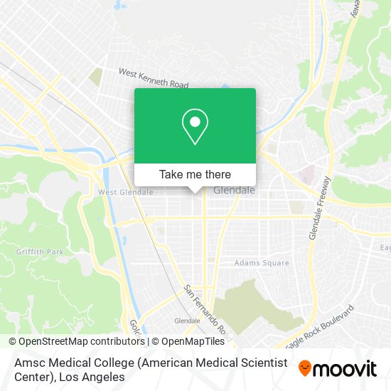 Mapa de Amsc Medical College (American Medical Scientist Center)