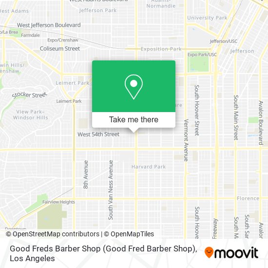 Good Freds Barber Shop map