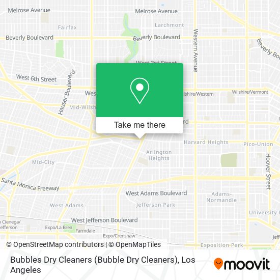 Mapa de Bubbles Dry Cleaners (Bubble Dry Cleaners)