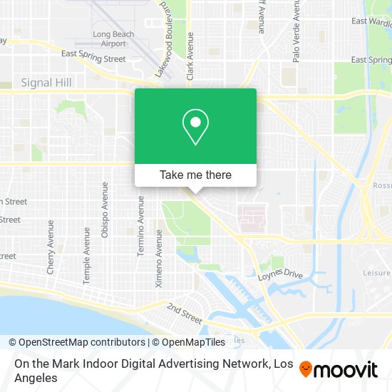 On the Mark Indoor Digital Advertising Network map