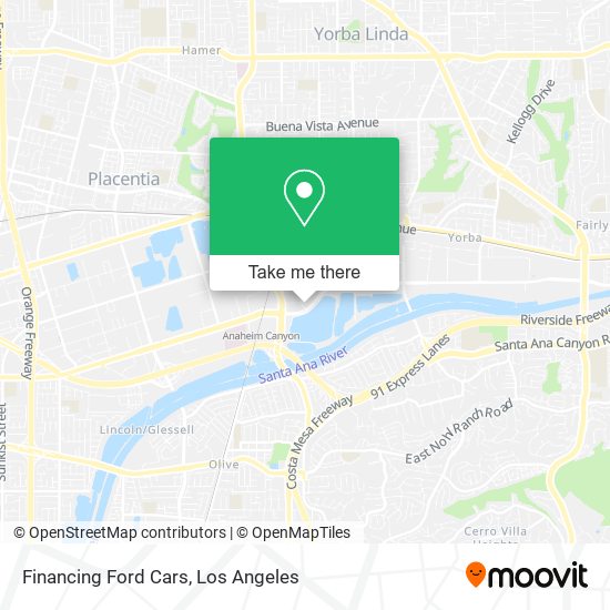 Financing Ford Cars map