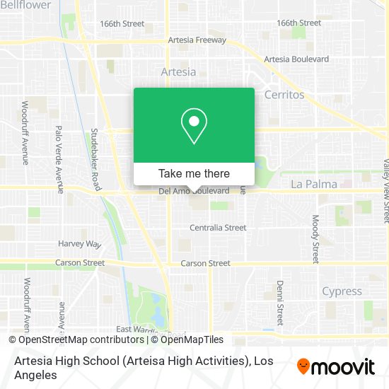 Artesia High School (Arteisa High Activities) map