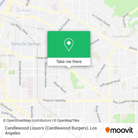Candlewood Liquors (Candlewood Burgers) map