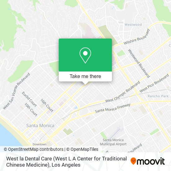 Mapa de West la Dental Care (West L A Center for Traditional Chinese Medicine)