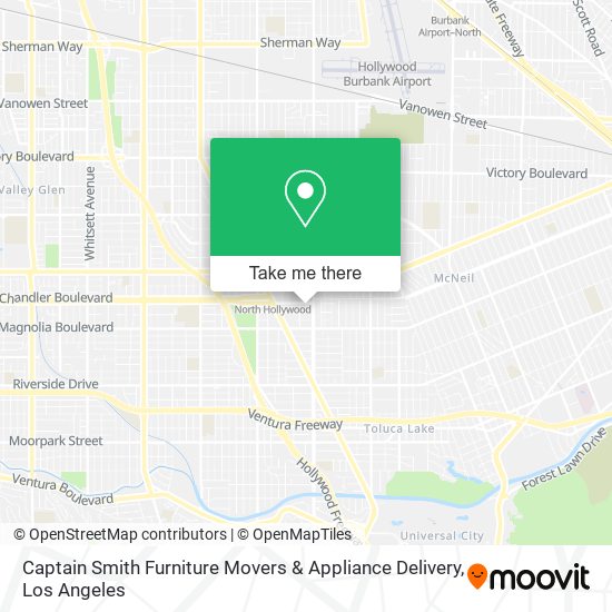 Captain Smith Furniture Movers & Appliance Delivery map