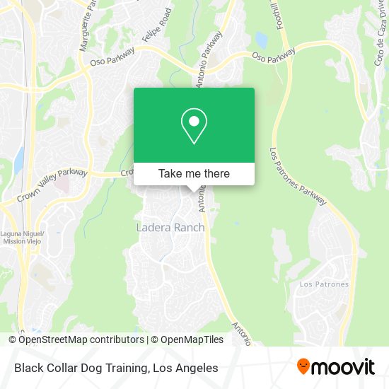Black Collar Dog Training map