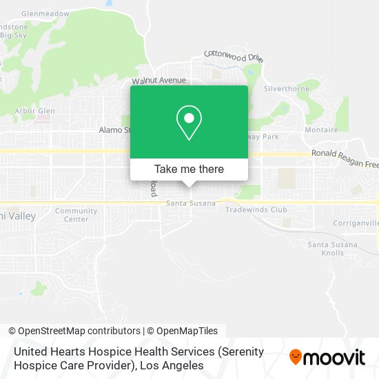 Mapa de United Hearts Hospice Health Services (Serenity Hospice Care Provider)