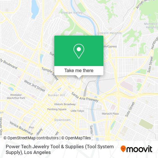 Power Tech Jewelry Tool & Supplies (Tool System Supply) map
