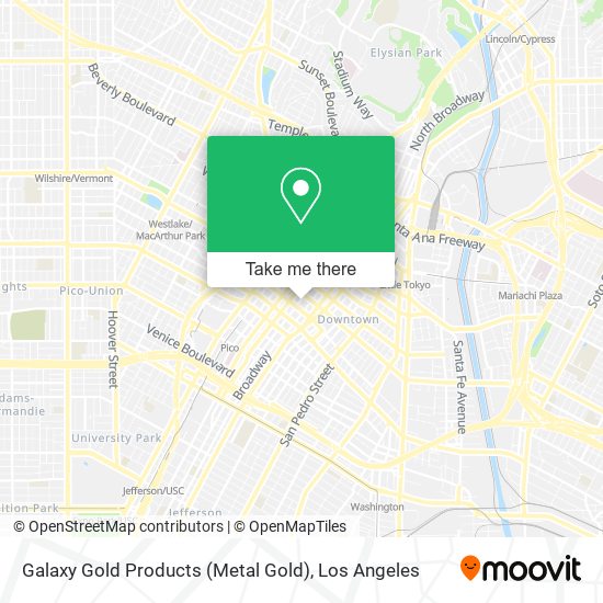 Galaxy Gold Products (Metal Gold) map