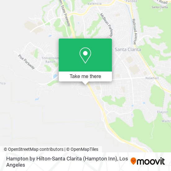 Hampton by Hilton-Santa Clarita (Hampton Inn) map