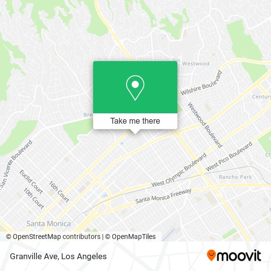 Mapa de Granville Ave