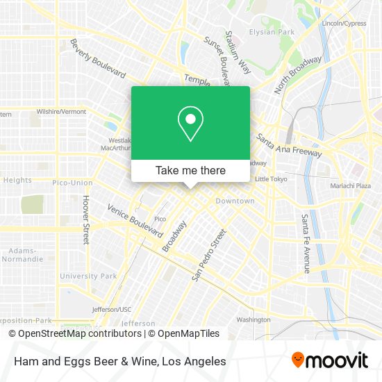 Ham and Eggs Beer & Wine map