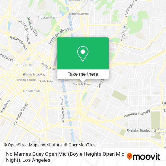 No Mames Guey Open Mic (Boyle Heights Open Mic Night) map