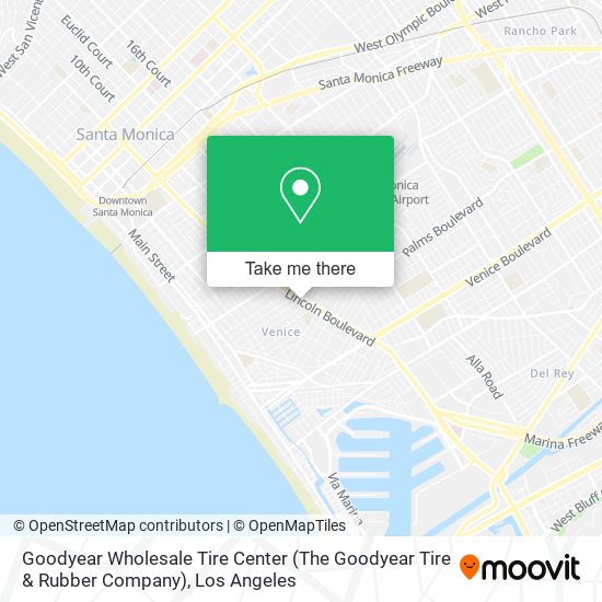 Mapa de Goodyear Wholesale Tire Center (The Goodyear Tire & Rubber Company)