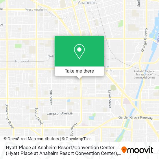 Hyatt Place at Anaheim Resort / Convention Center map