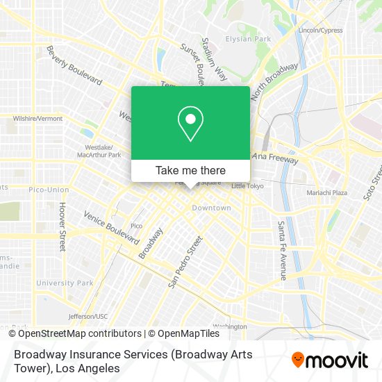 Broadway Insurance Services (Broadway Arts Tower) map