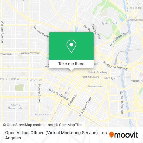 Mapa de Opus Virtual Offices (Virtual Marketing Service)