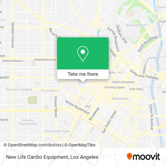 New Life Cardio Equipment map