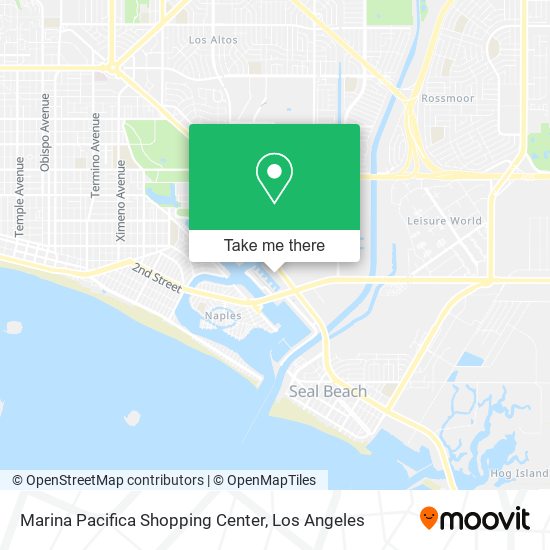 Marina Pacifica Shopping Center map