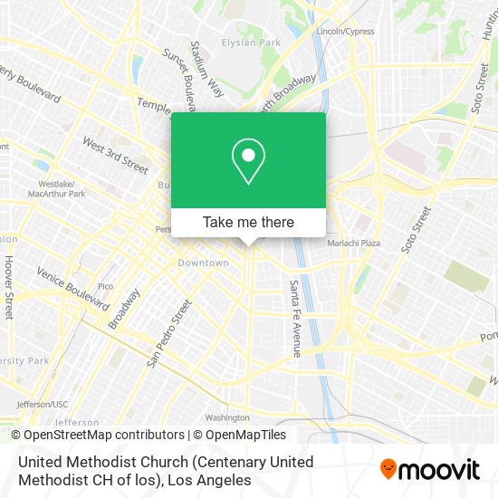 Mapa de United Methodist Church (Centenary United Methodist CH of los)