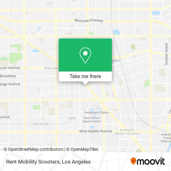 Rent Mobility Scooters map