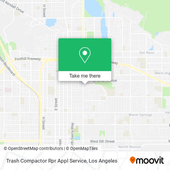 Trash Compactor Rpr Appl Service map