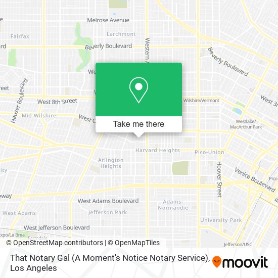 Mapa de That Notary Gal (A Moment's Notice Notary Service)