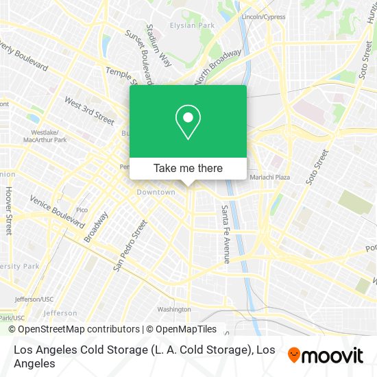 Mapa de Los Angeles Cold Storage (L. A. Cold Storage)