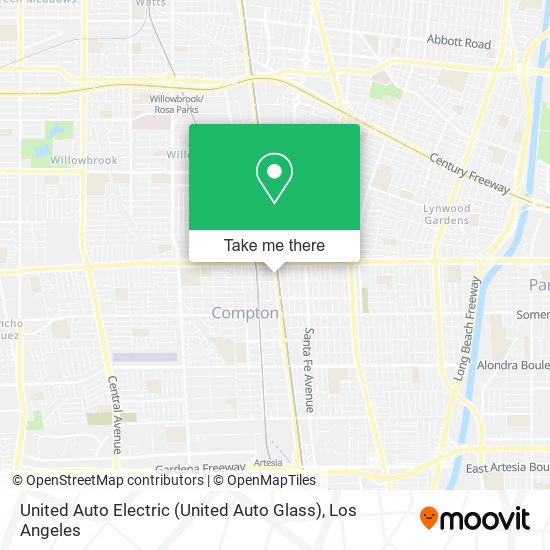 United Auto Electric (United Auto Glass) map