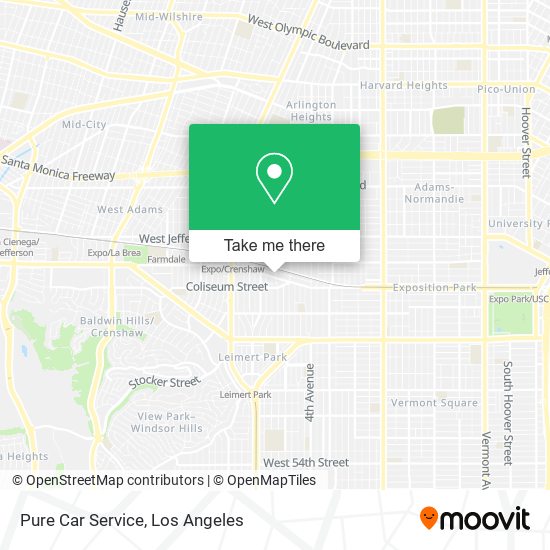 Pure Car Service map