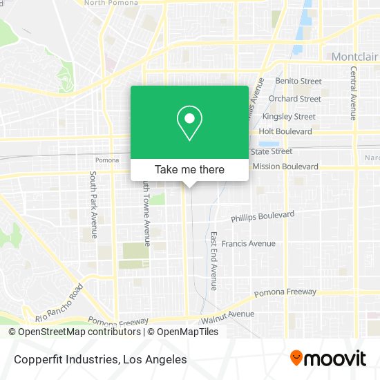 Copperfit Industries map