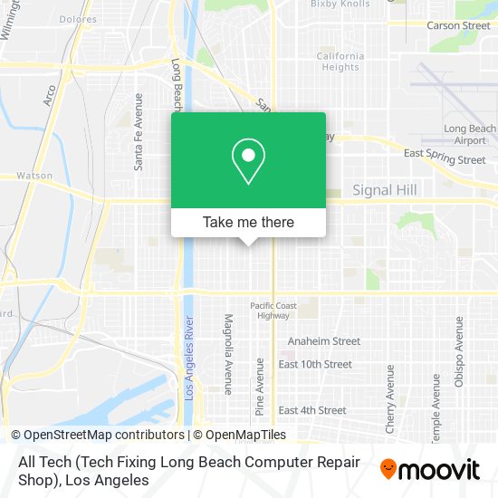 All Tech (Tech Fixing Long Beach Computer Repair Shop) map